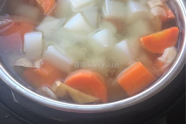 清炖羊肉粉汤的做法图解5