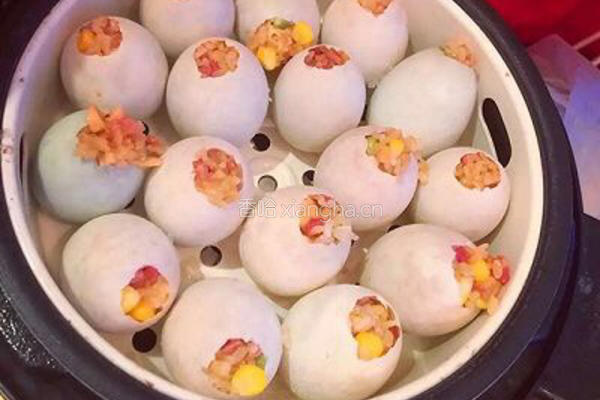 咸鸭蛋糯米饭的做法图解6