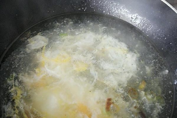 菠菜蛋花汤的做法图解6