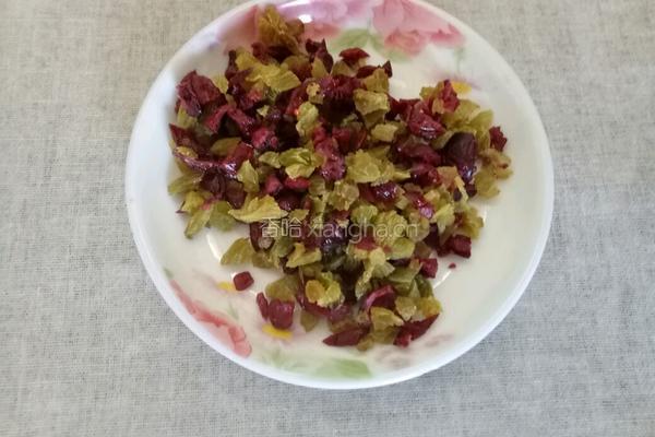 蔓越莓葡萄干一口酥的做法图解2