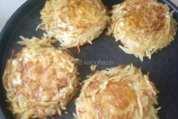 鸟巢土豆饼的做法图解6