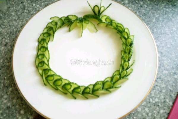 爱心花环的做法图解7
