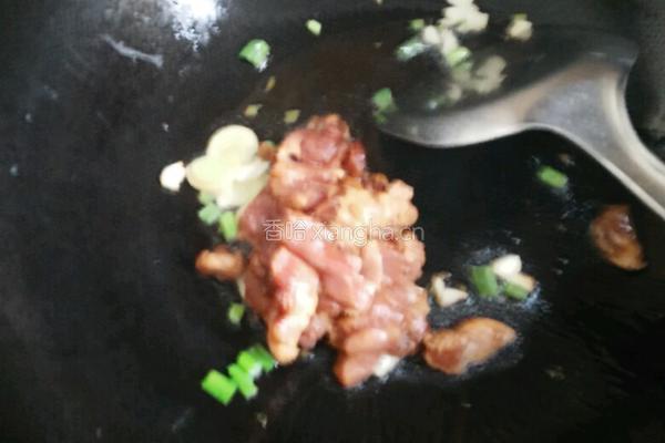 西葫芦炒肉的做法图解4