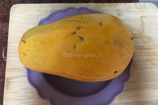 皂角米木瓜椰奶盅的做法图解9