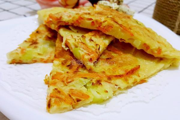 胡萝卜鸡蛋饼的做法图解10