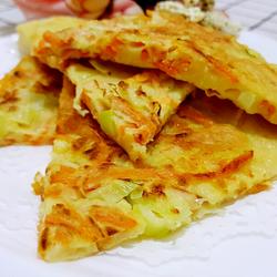 胡萝卜鸡蛋饼的做法[图]