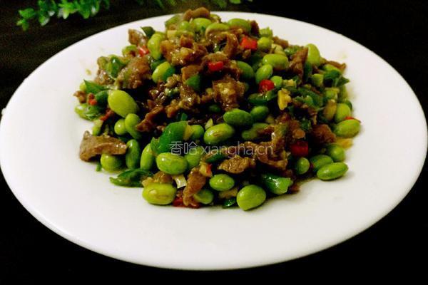 青豆炒牛肉的做法图解9
