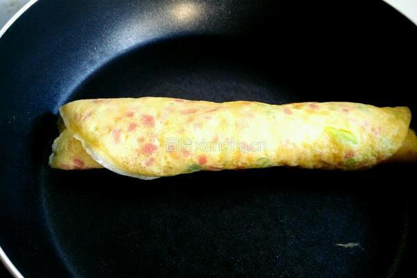 火腿厚蛋烧的做法图解5