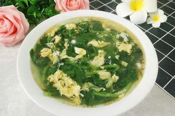 菊花脑蛋汤的做法图解7