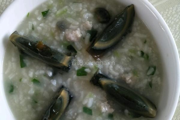 皮蛋瘦肉蔬菜粥的做法图解15