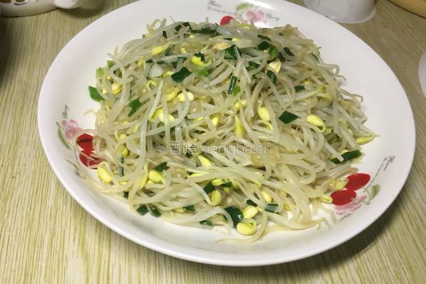 素炒豆芽菜的做法图解4