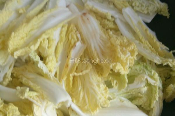 娃娃菜炖冻豆腐的做法图解4