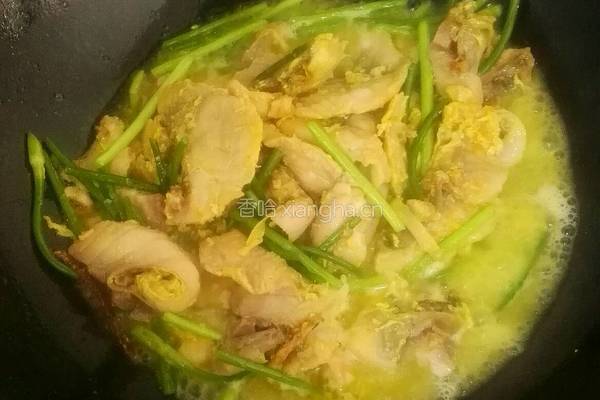 蒜苗鱼片的做法图解4