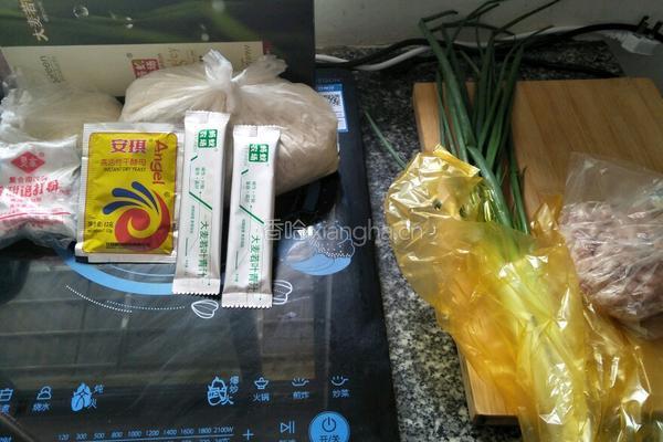 青汁包子的做法图解3