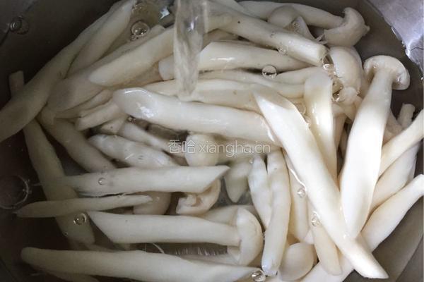 番茄炒海鲜菇的做法图解4