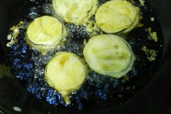 炸茄饼的做法图解5