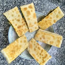 叠韭菜馍的做法[图]