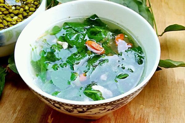 枸杞叶肉丝汤的做法图解7