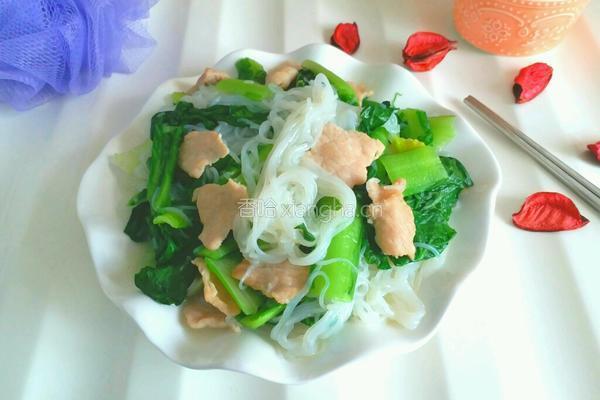 小白菜炖粉丝