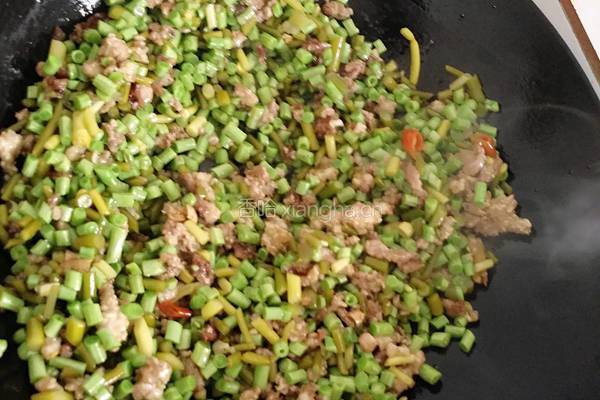肉末酸豆角的做法图解11