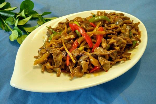 鸡胗爆炒榨菜的做法图解12