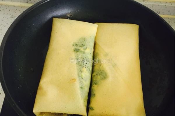 煎饼韭菜盒的做法图解7