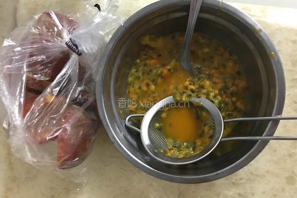 百香果慕斯蛋糕（6寸雪糕版）的做法图解1