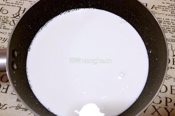 椰蓉奶冻的做法图解3