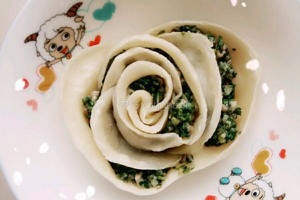 玫瑰花蒸饺