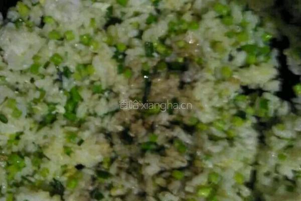 蒜苔炒饭的做法图解7
