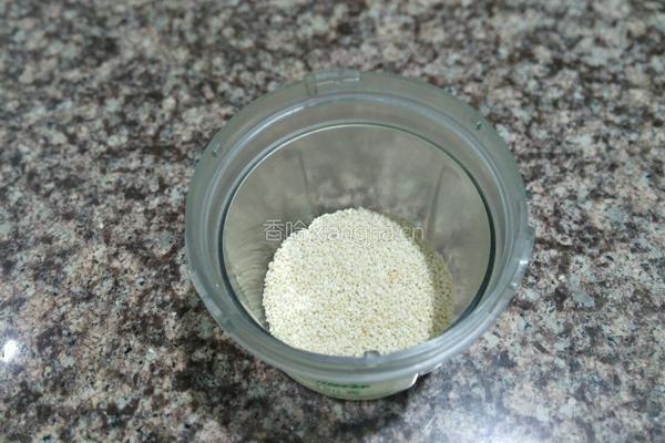 自制芝麻酱的做法图解4