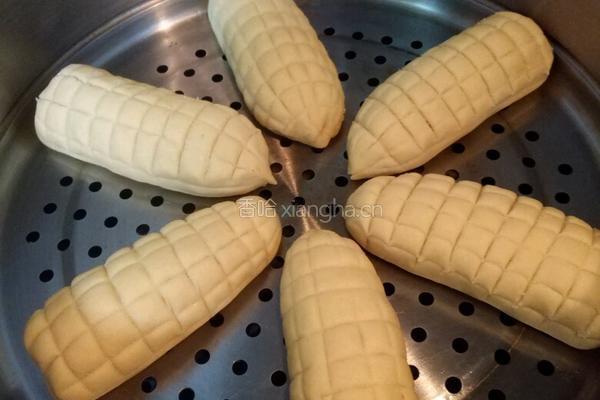 玉米蜜豆包的做法图解7