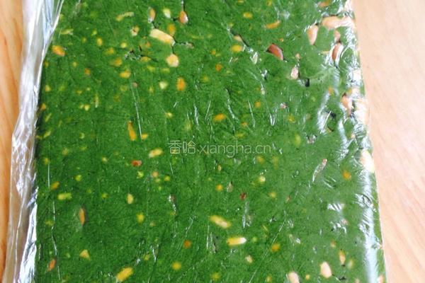抹茶牛轧糖的做法图解5
