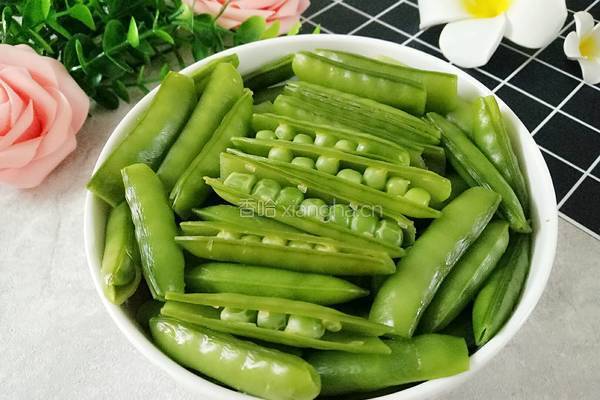 盐水煮豌豆的做法图解6