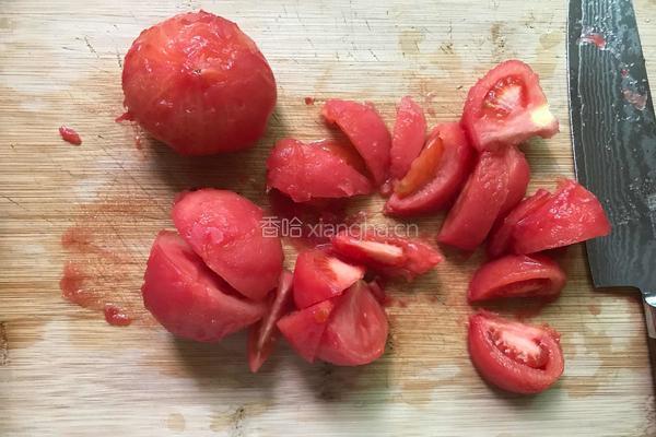 番茄炒牛肉的做法图解3