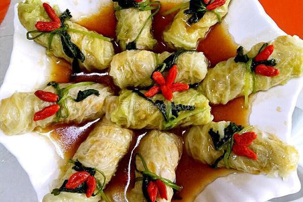 清蒸白菜卷的做法图解7