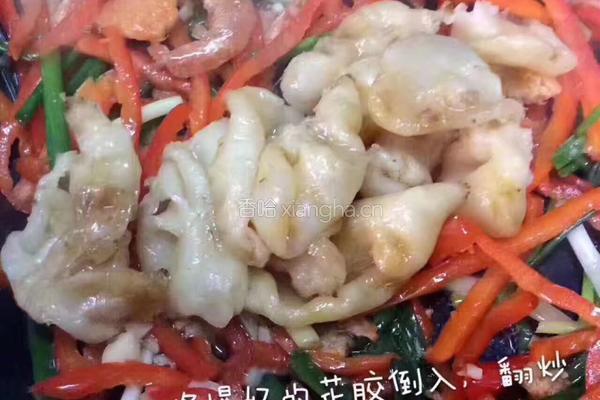 爆炒小花胶的做法图解6