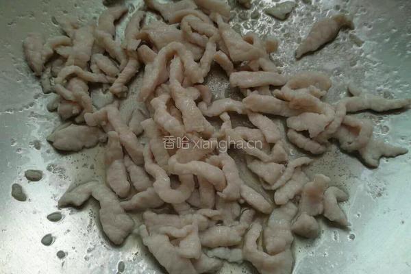 青笋凉薯炒肉丝的做法图解4