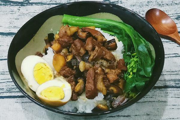 香甜卤肉饭的做法图解8