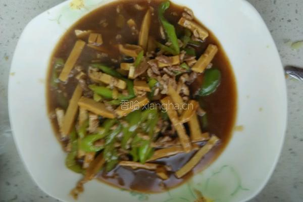 香干炒肉丝香的做法图解4