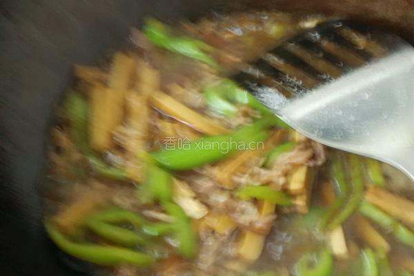香干炒肉丝香的做法图解8