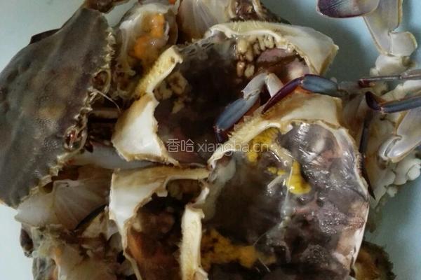 爆炒梭子蟹的做法图解1