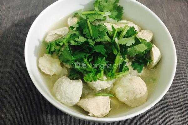 简易肉丸萝卜丝汤
