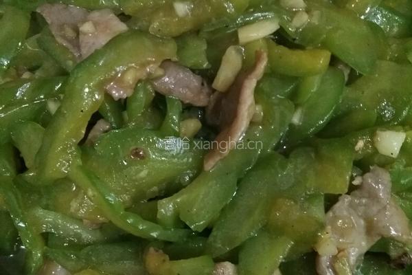 苦瓜炒肉的做法图解11