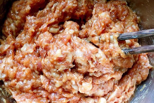 猪肉虾米白菜饺子的做法图解4