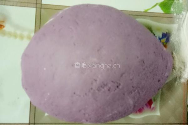 紫罗兰馒头的做法图解7
