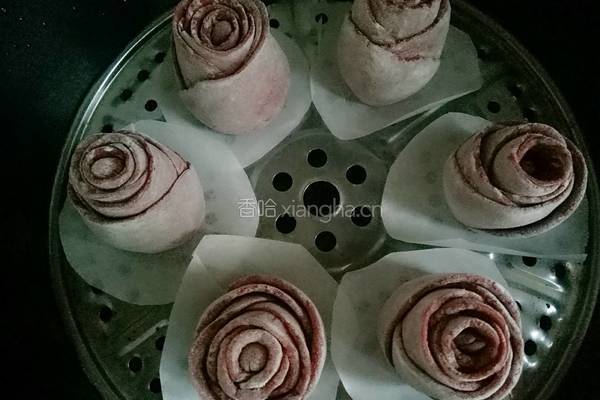 玫瑰花馒头的做法图解14