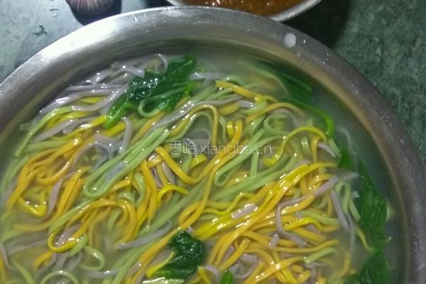 蔬菜汁炸酱面的做法图解14