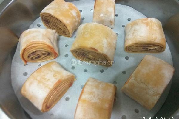 豆沙卷的做法图解6
