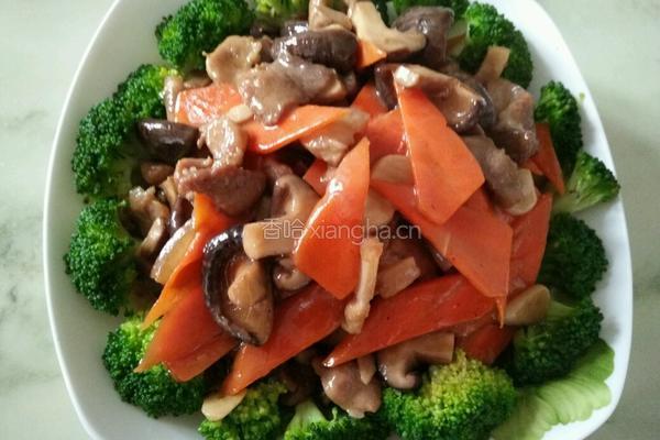 香菇胡萝卜炒肉片的做法图解11